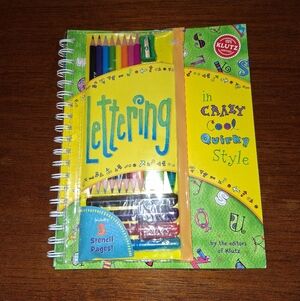 Klutz Lettering In Crazy Cool Quirky Style Book, NWT